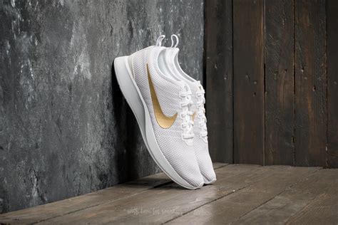 nike dualtone racer sneaker in weiß und gold|Mehr.